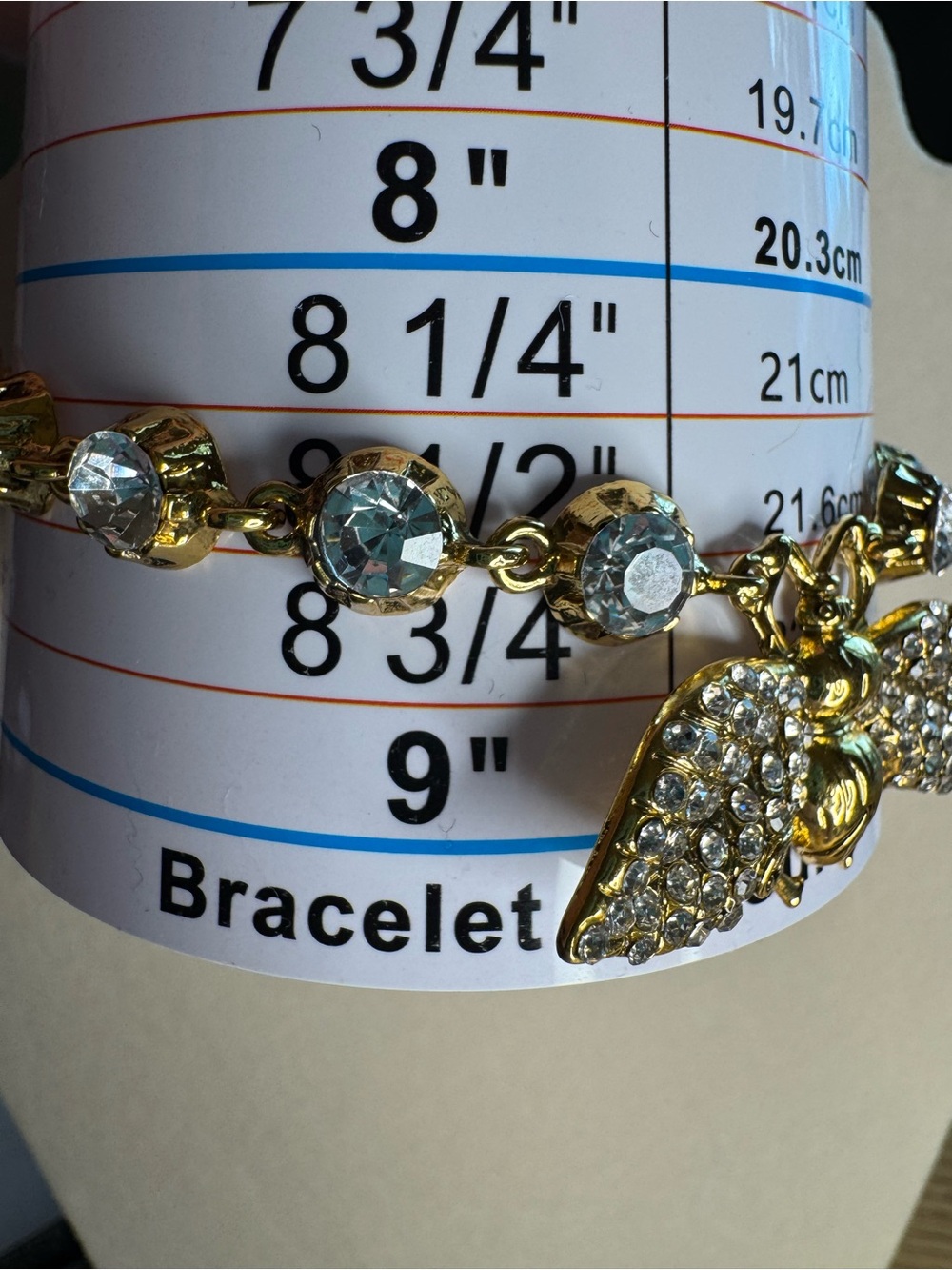 New Bee bracelet- gold tone - Picture 3 of 3